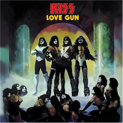 Kiss - Love Gun (Limited Edition, Tangerine/ Aqua Splatter Colored Vinyl) Vinyl Record