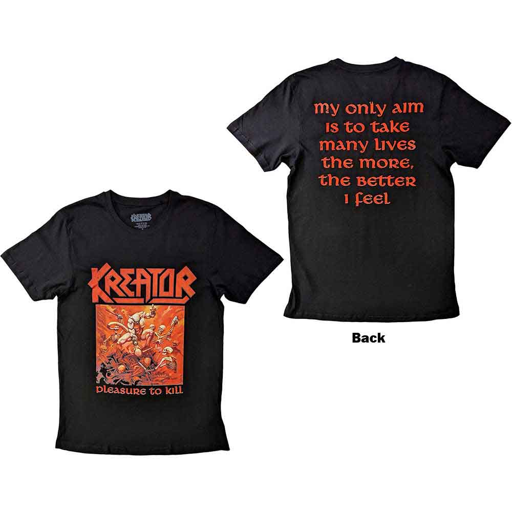 Kreator Pleasure To Kill Mens T Shirt Officially Licensed