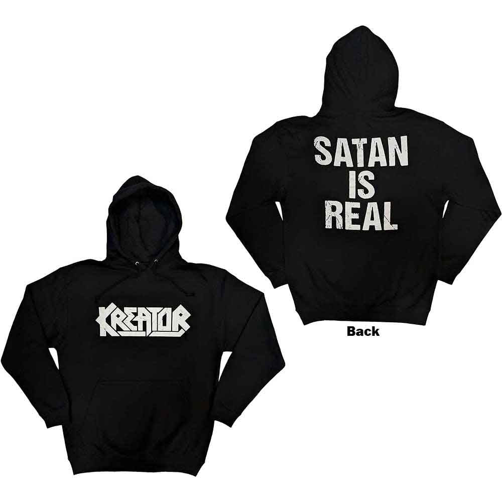 Kreator Satan Is Real Hoodie Sweatshirt Officially Licensed