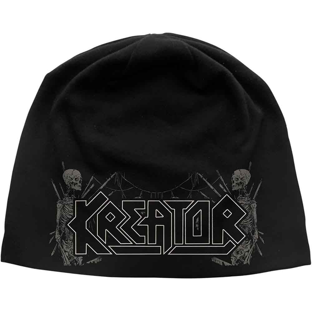 Kreator Skull & Skeletons Beanie Hat Officially Licensed