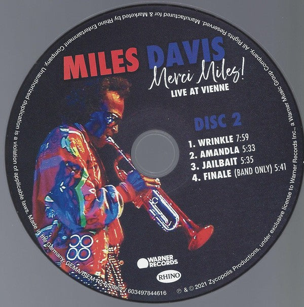 Miles Davis – Merci Miles Live At Vienne (2-CD)