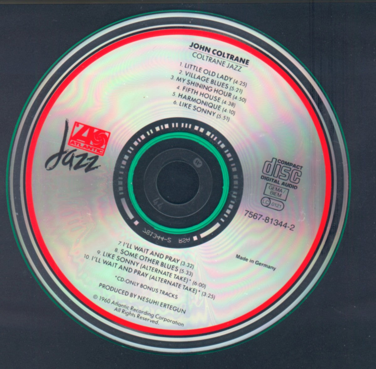 John Coltrane – Coltrane Jazz Music CD