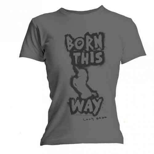 Lady Gaga Born This Way Womens T Shirt Officially Licensed