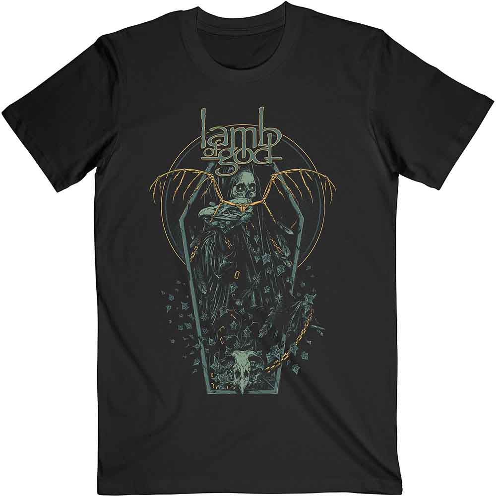 Lamb Of God Coffin Kopia Mens T Shirt Officially Licensed
