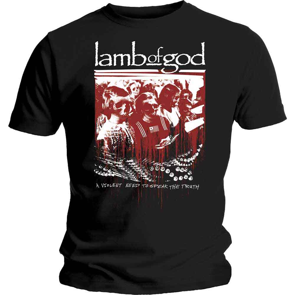 Lamb Of God Enough is Enough Mens T Shirt Officially Licensed