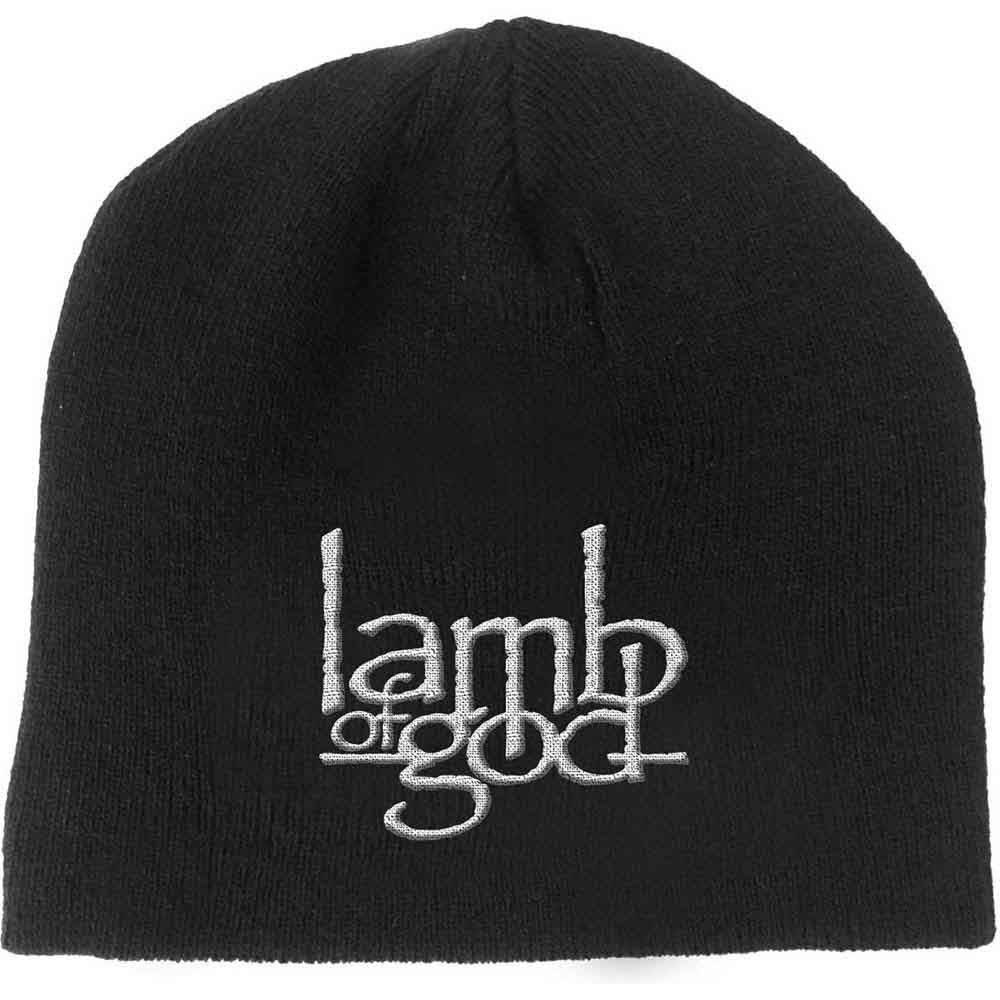 Lamb Of God Logo Beanie Hat Officially Licensed