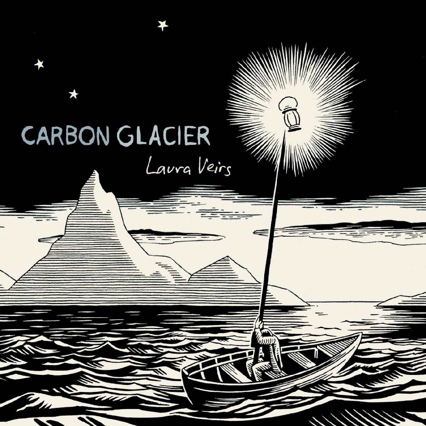 Laura Veirs - Carbon Glacier (CLEAR & BLACK SWIRL VINYL) Vinyl Record