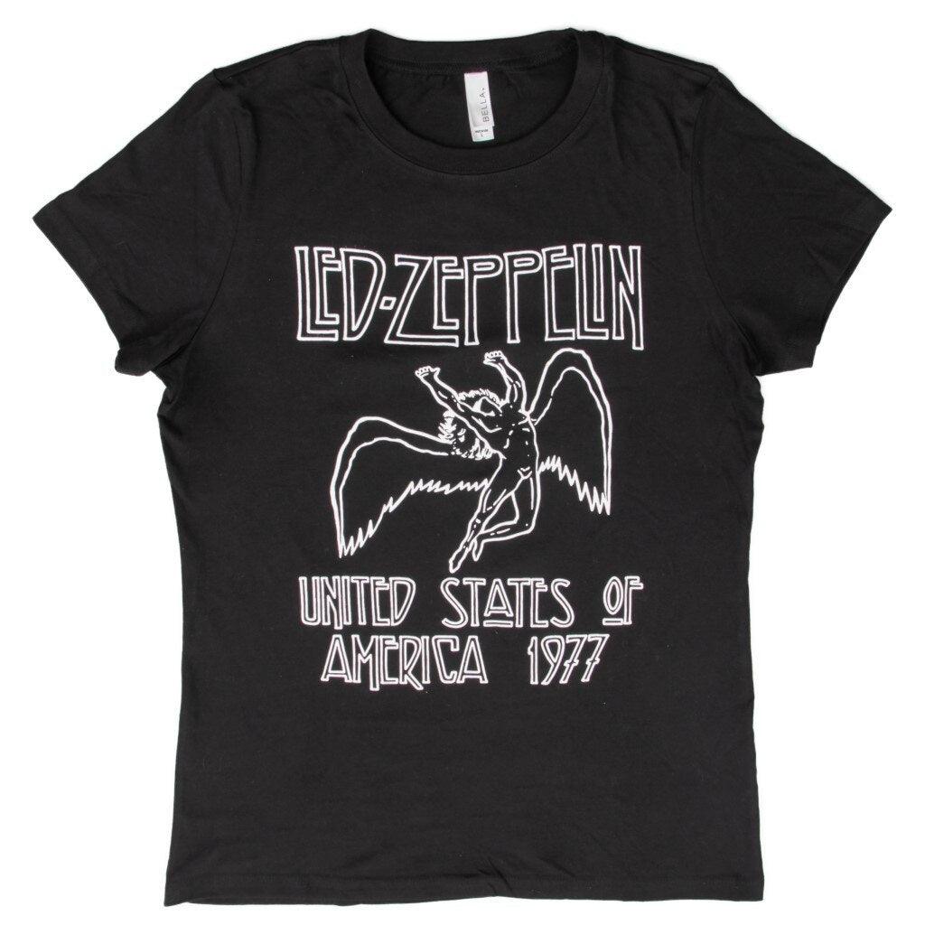 Led Zeppelin 1977 American Tour Juniors T-shirt