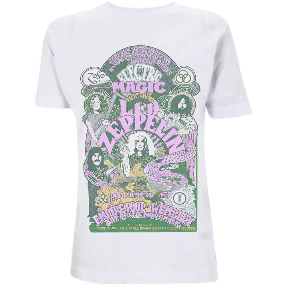 Led Zeppelin Electric Magic Womens T Shirt Officially Licensed