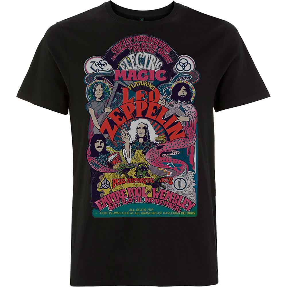 Led Zeppelin Full Colour Electric Magic Mens T Shirt Officially Licensed