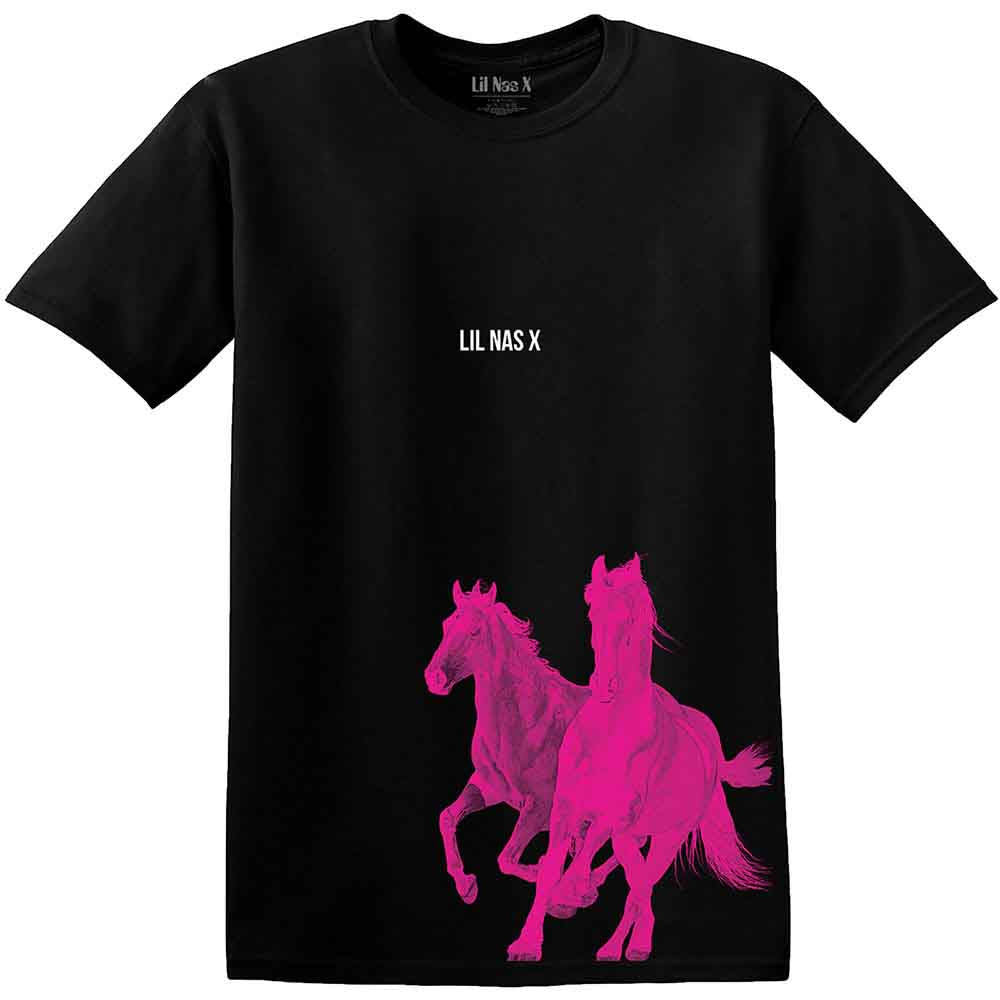 Lil Nas X Pink Horses Mens T Shirt Officially Licensed