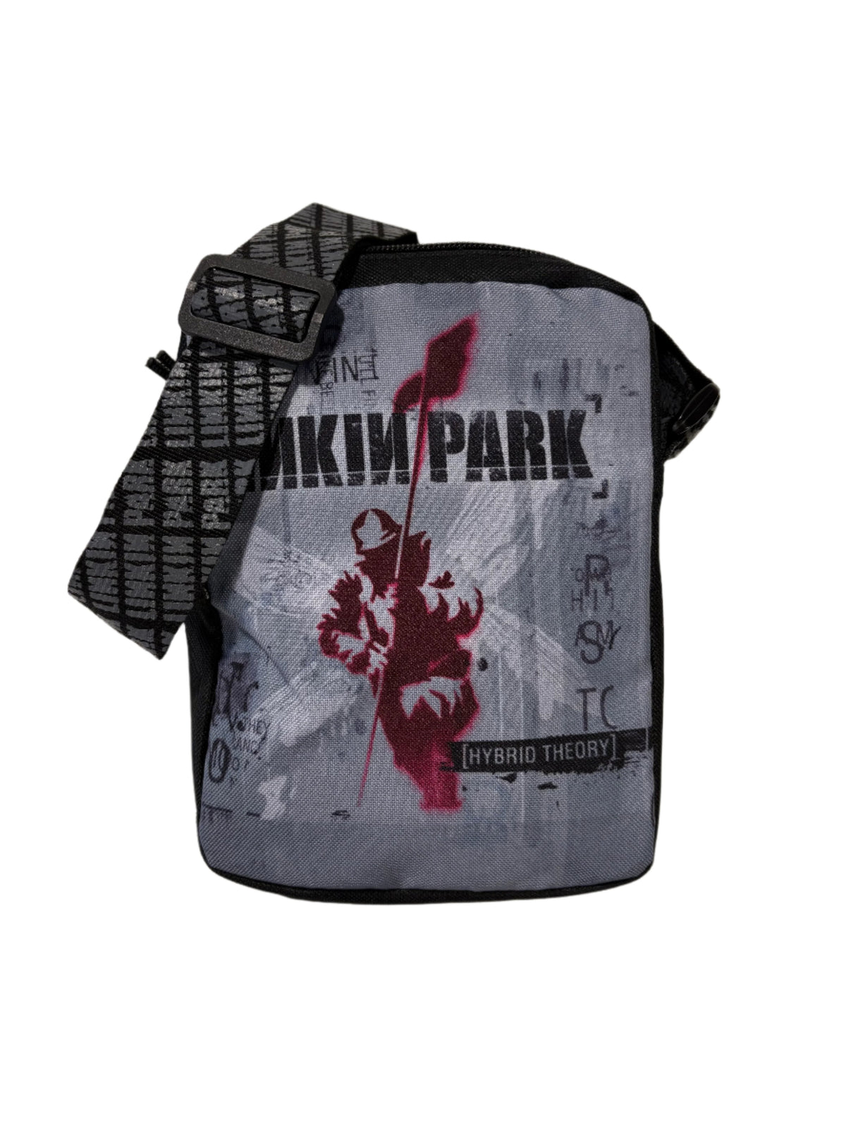 Linkin Park - Hybrid Theory Crossbody Bag Black/Grey Officially Licensed
