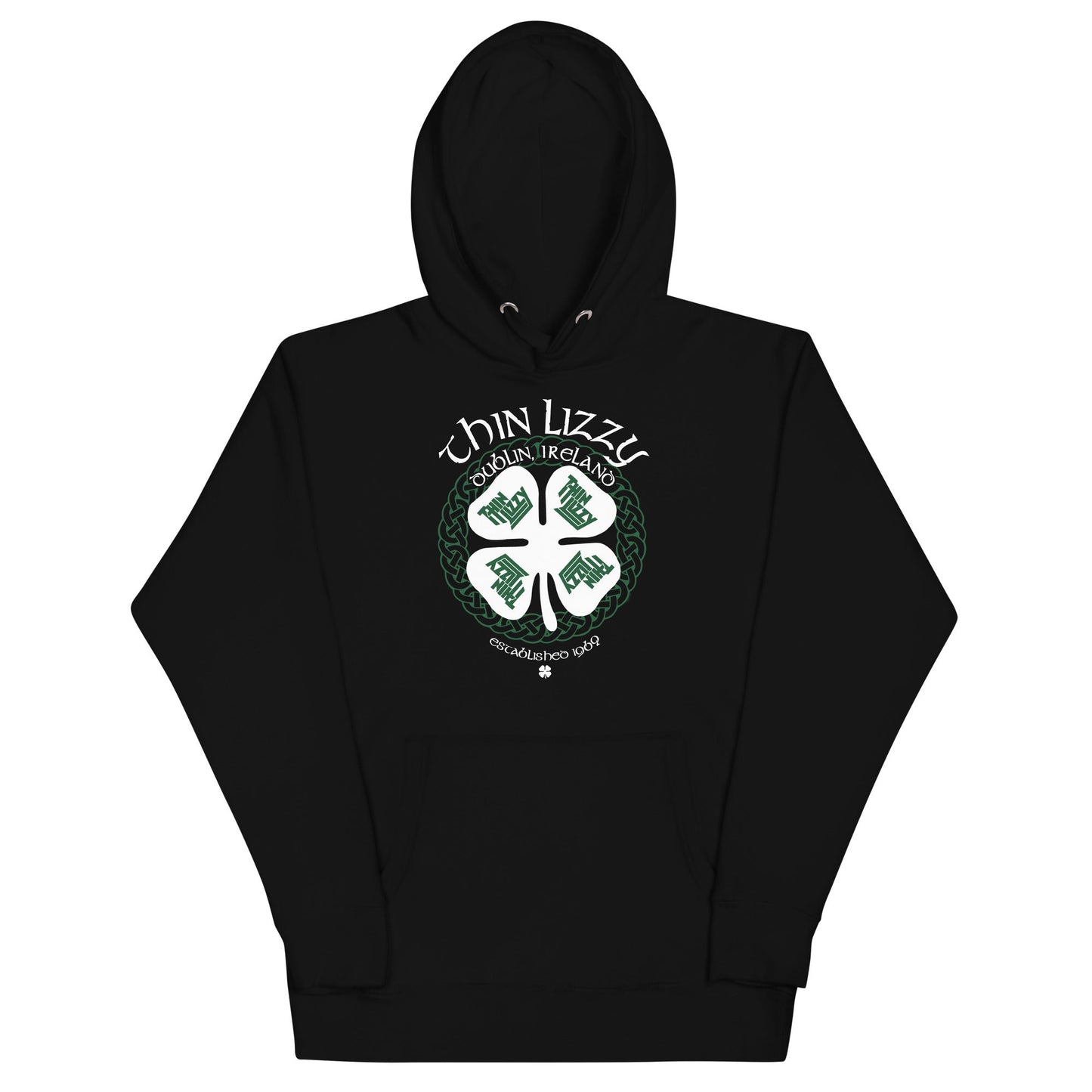 Thin Lizzy Dublin Mens Officially Licensed Hoodie Black