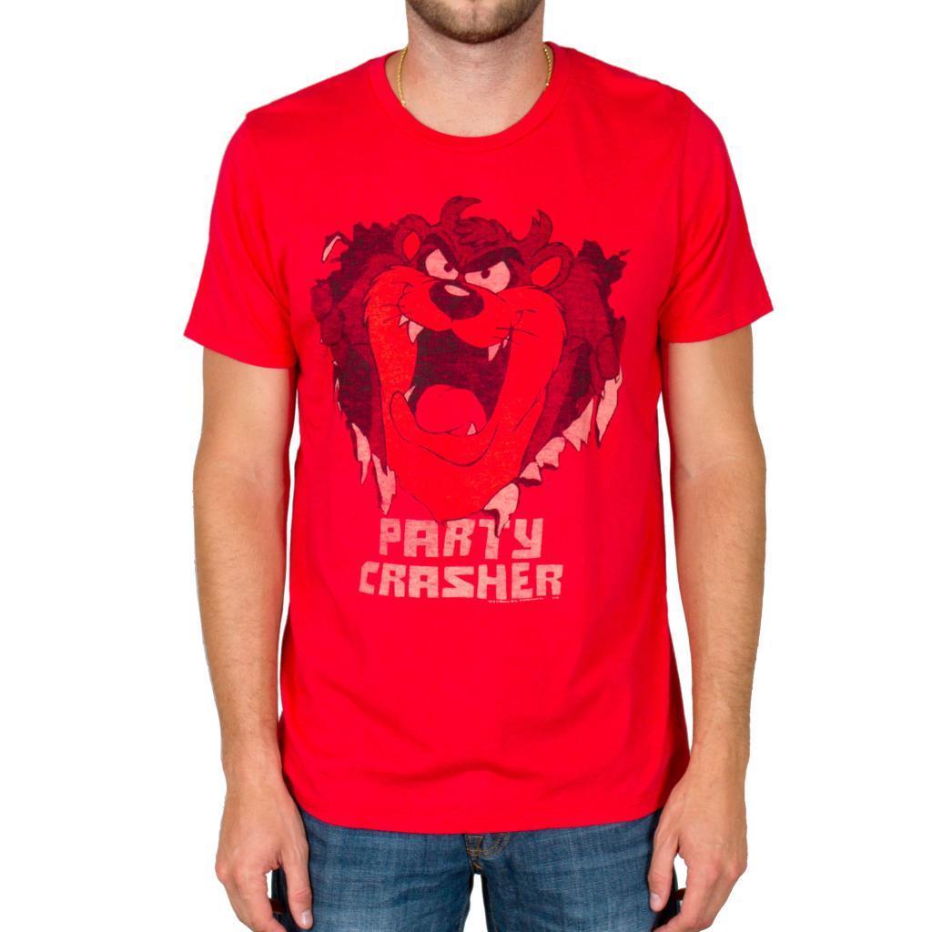 Looney Tunes Tazmanian Devil Party Crasher T-Shirt