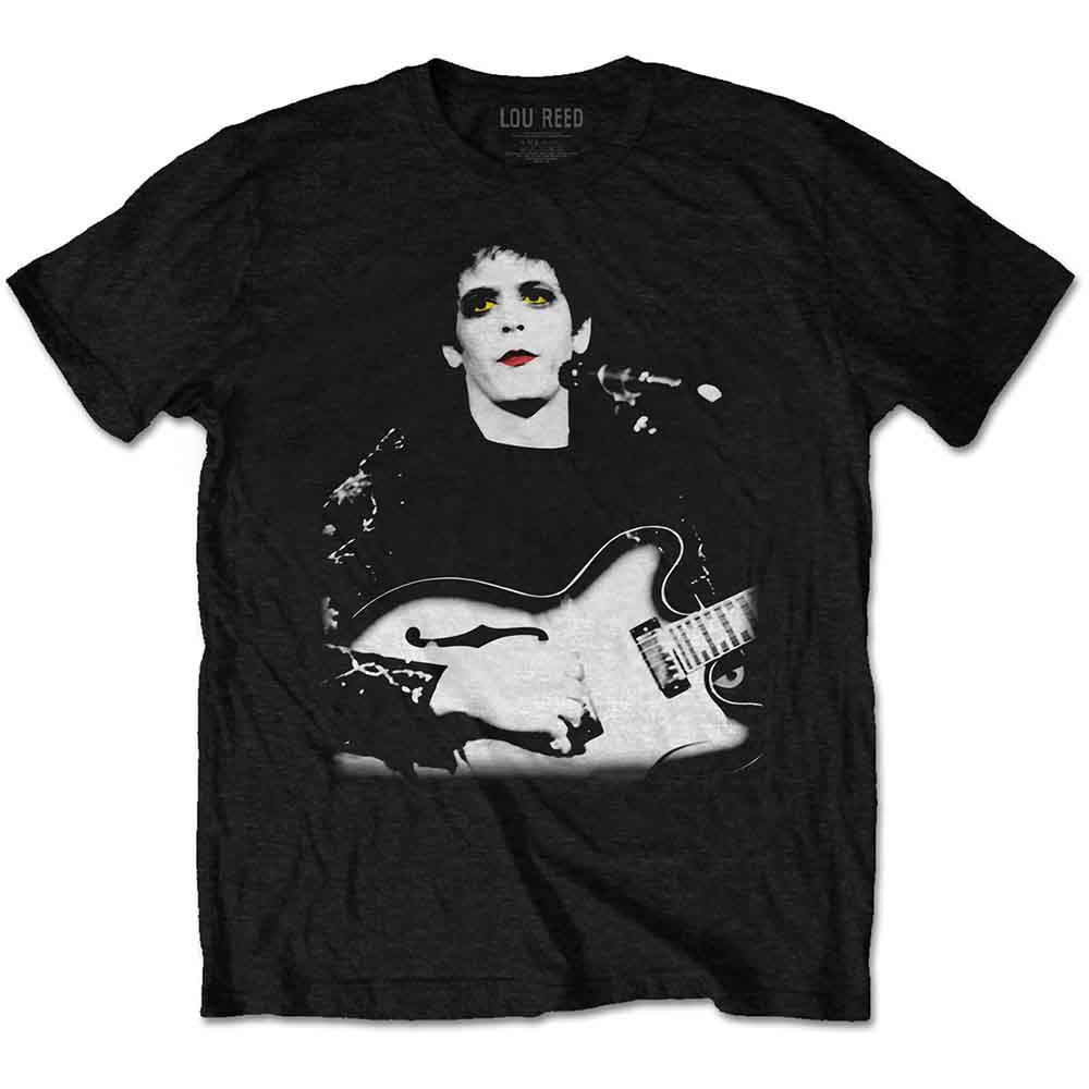 Lou Reed Bleached Photo Mens T Shirt Officially Licensed
