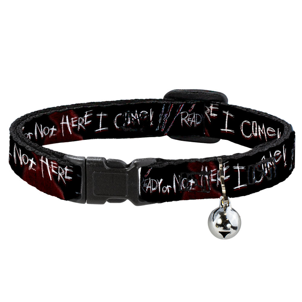 Nightmare on Elm Street Ready Or Not Here I Come Freddy Cat Collar