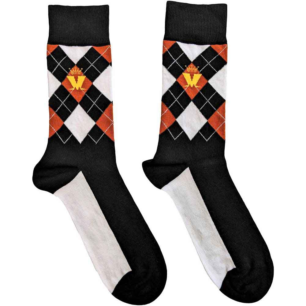 Madness Crown & M Brown Diamond Socks Officially Licensed