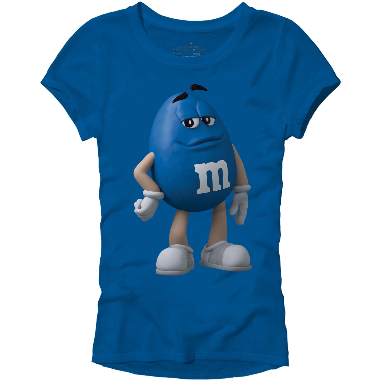 M&M's Candy Character Face Juniors Womens T Shirt