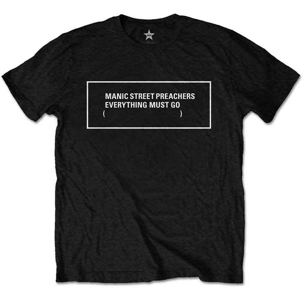 Manic Street Preachers Everything Must Go Monochrome Mens T Shirt Officially Licensed