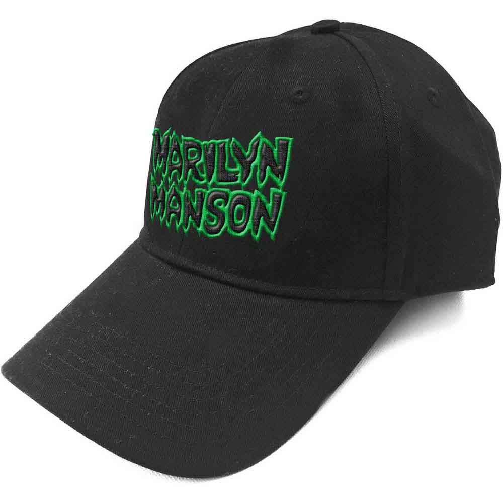 Marilyn Manson Logo Hat Black Officially Licensed