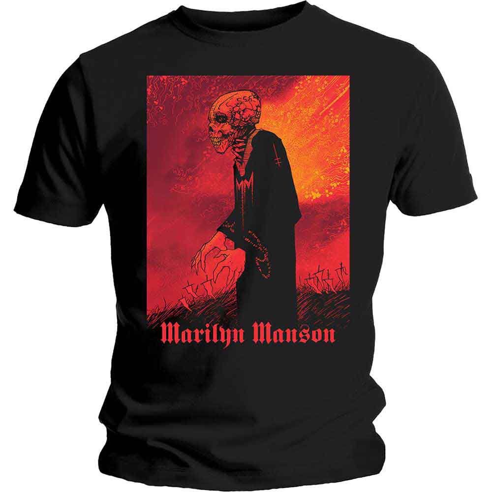 Marilyn Manson Mad Monk Mens T Shirt Officially Licensed