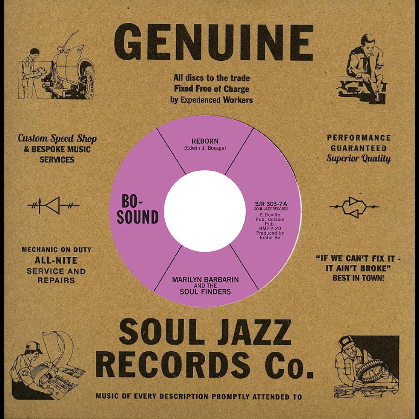 Marilyn & The Soul Finders Barbarin - Reborn / Believe Me Vinyl Record