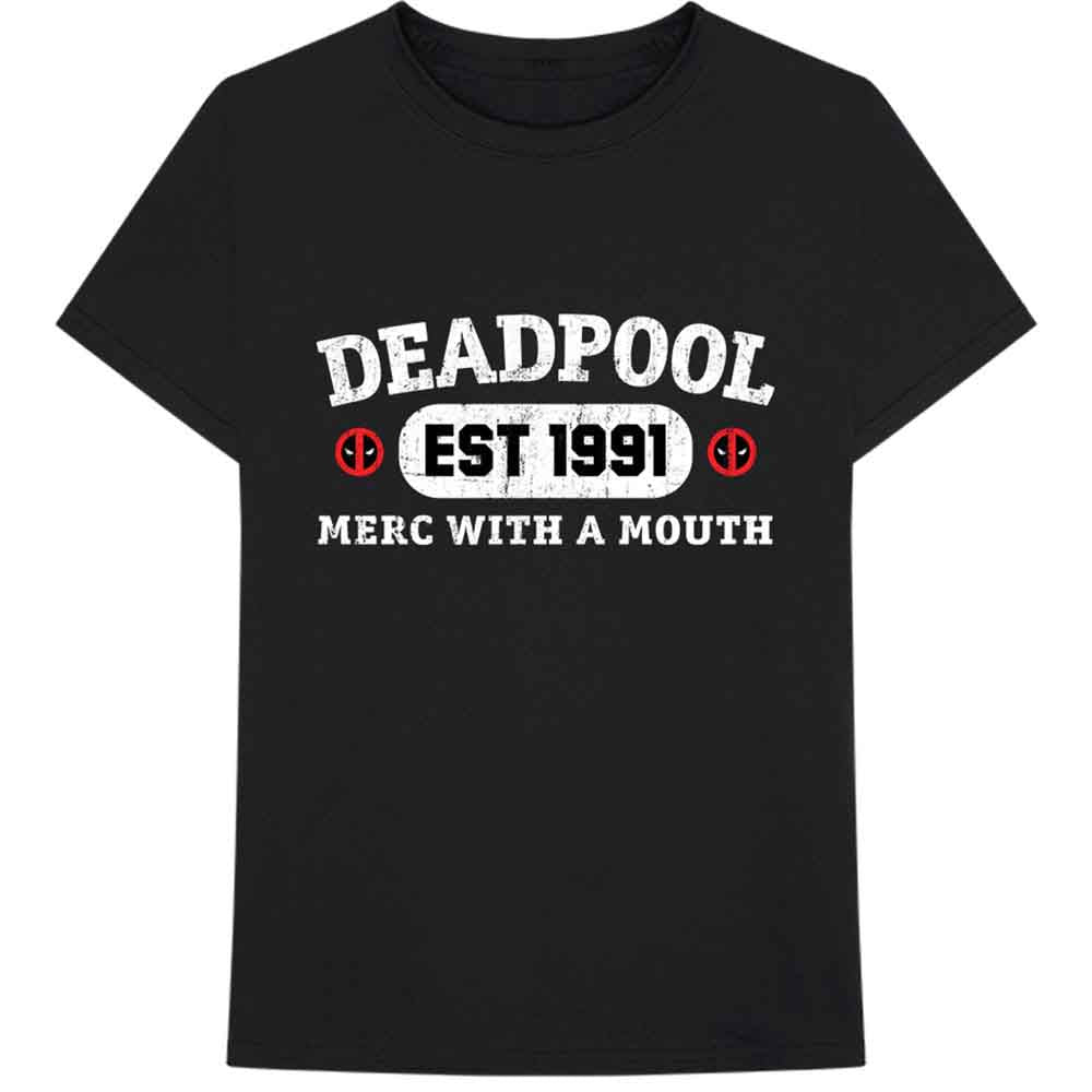 Marvel Comics Deadpool Merc With A Mouth Mens T Shirt Officially Licensed