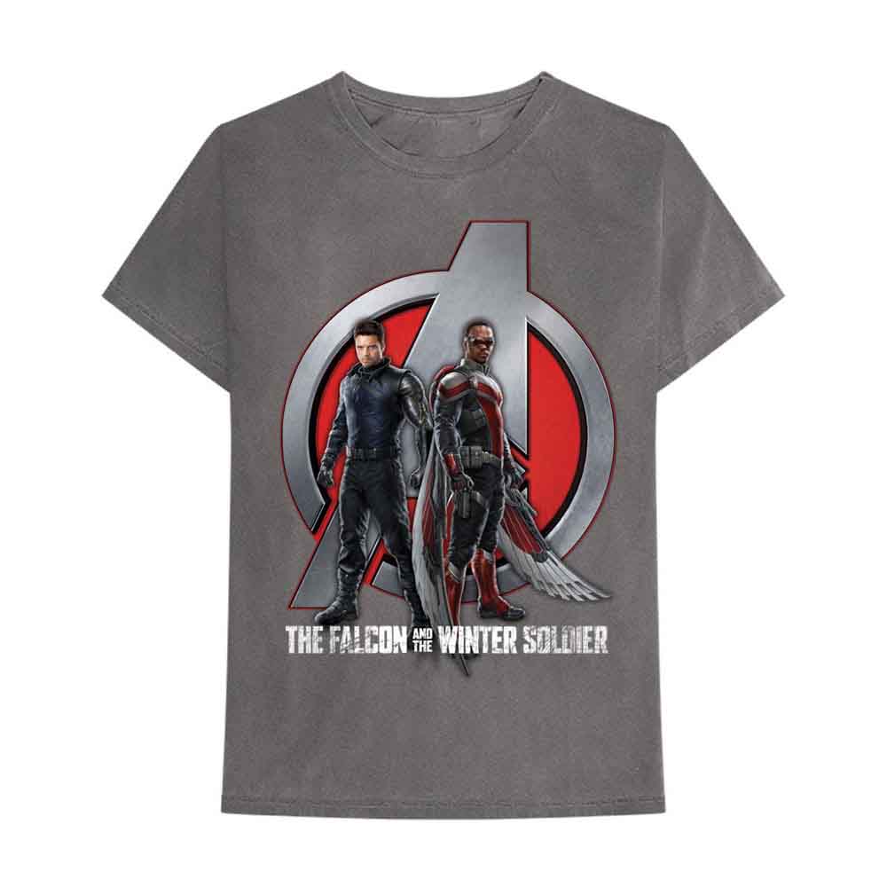 Marvel Comics Falcon & Winter Soldier A Logo Mens T Shirt Officially Licensed