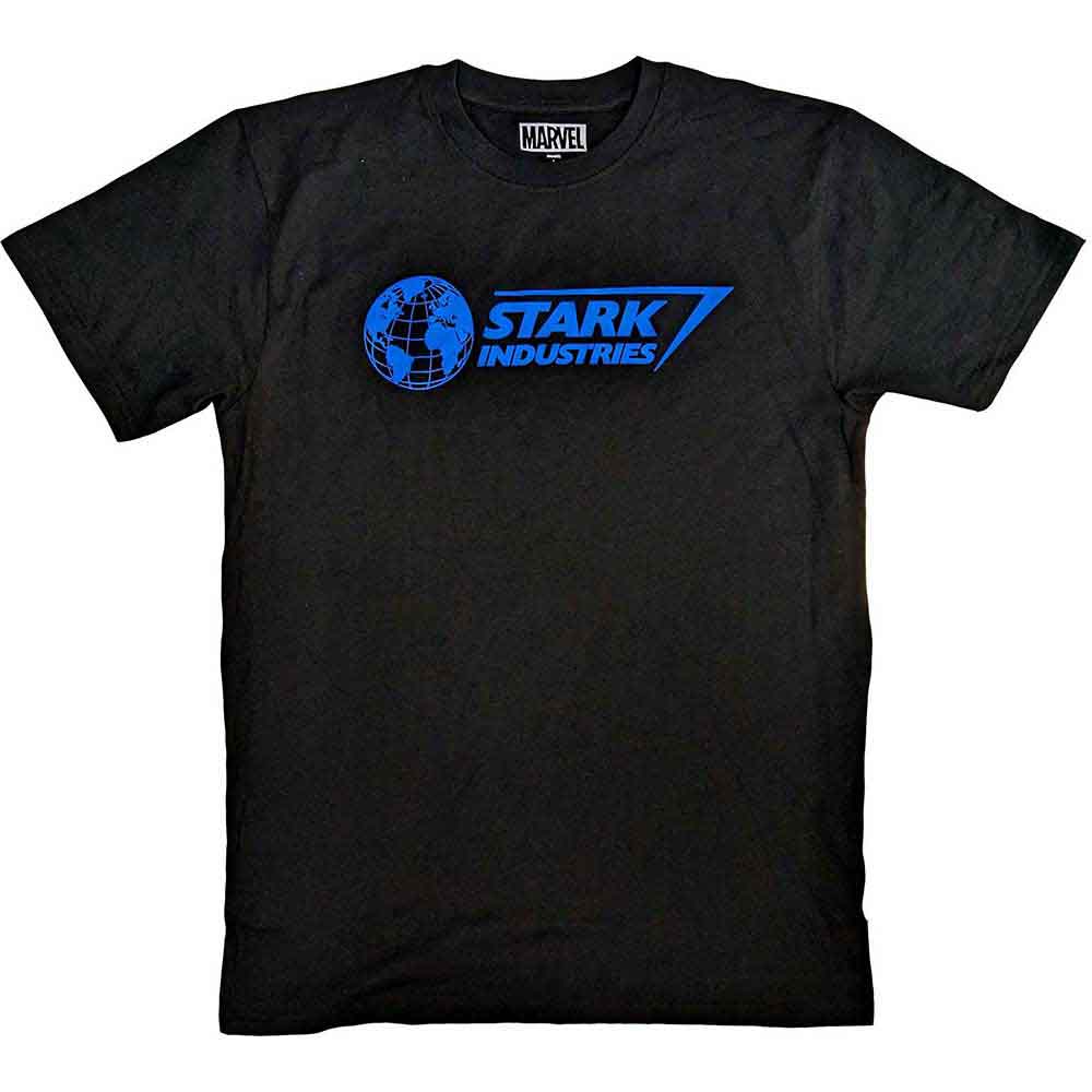 Marvel Comics Stark Industries Blue Mens T Shirt Officially Licensed