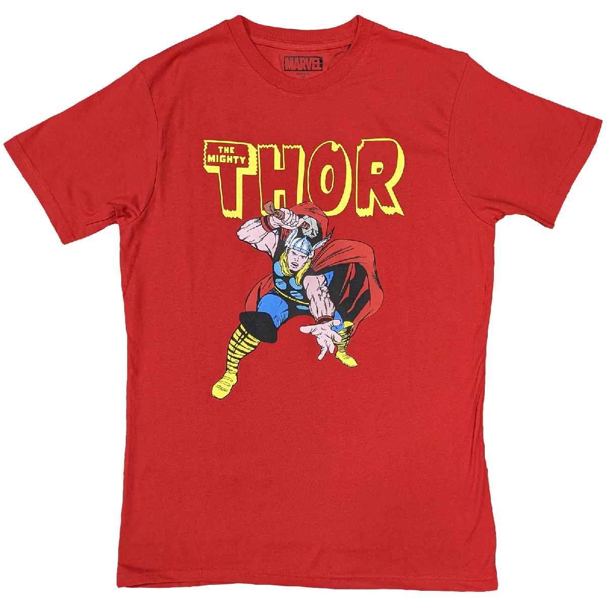 Marvel Comics Thor Hammer Mens T Shirt Officially Licensed