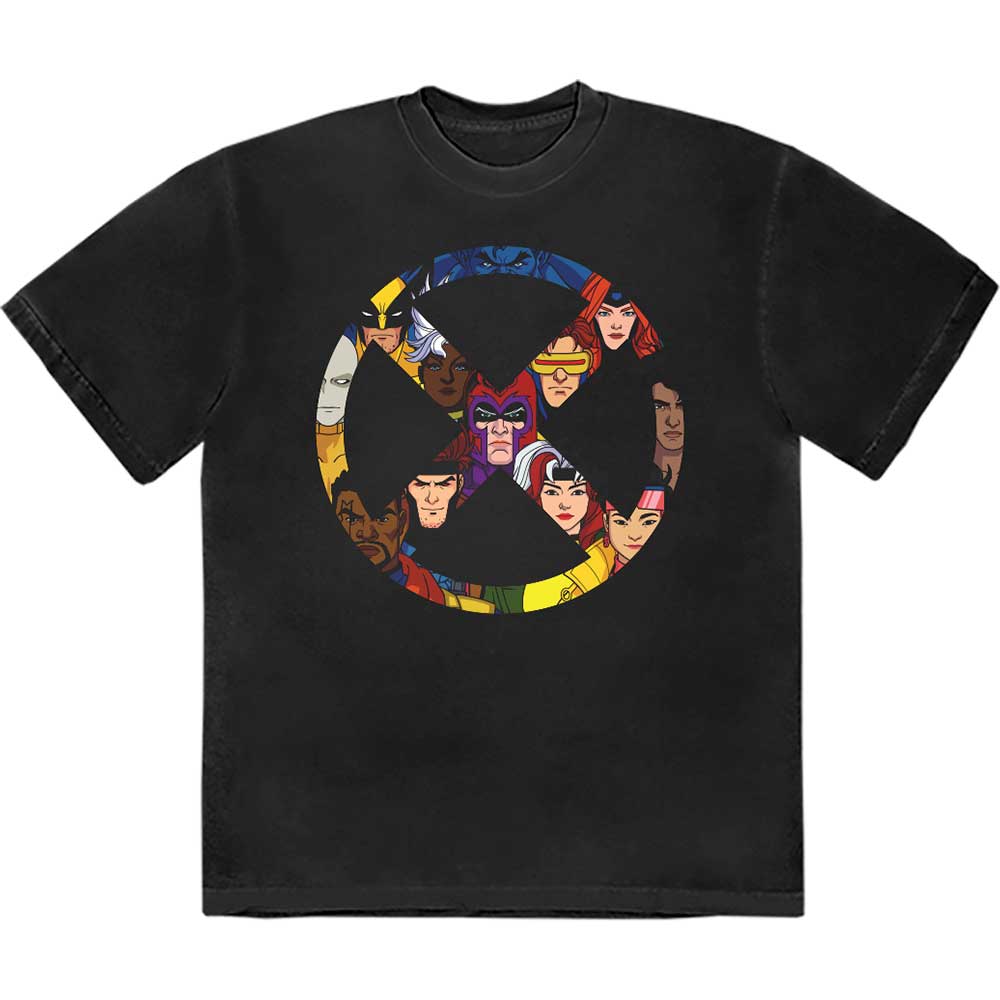Marvel Comics X-Men '97 X Badge Mens T Shirt Officially Licensed