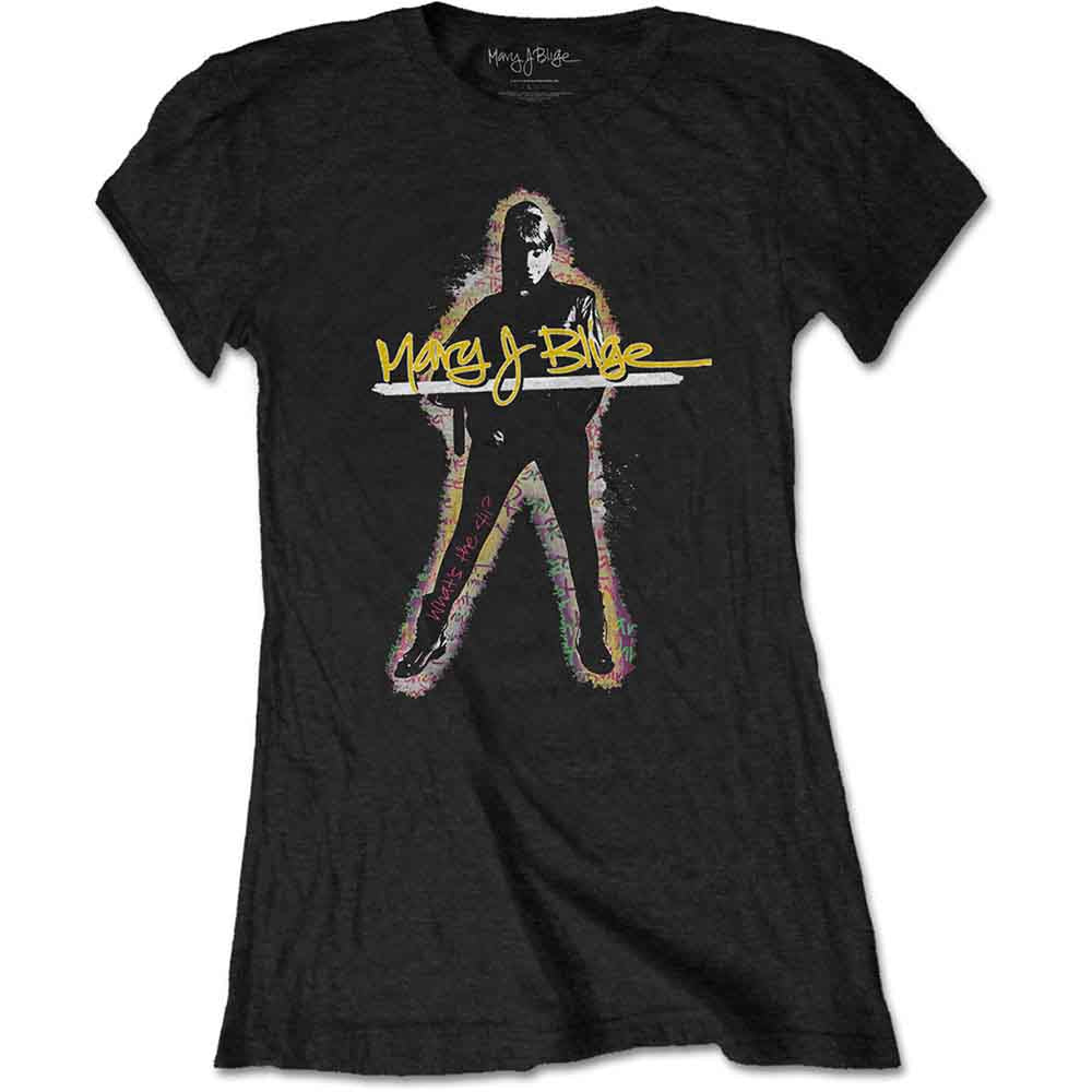 Mary J Blige Glow Womens T Shirt Officially Licensed