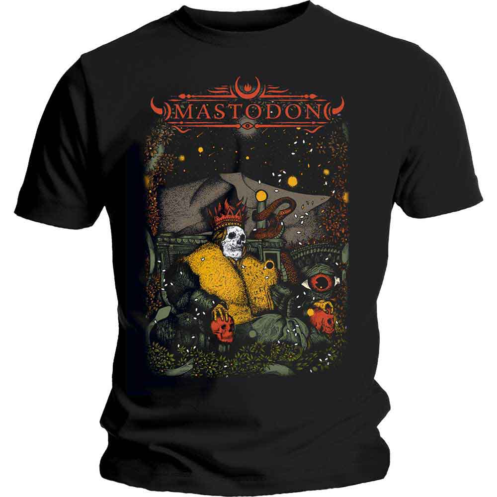 Mastodon Seated Sovereign Mens T Shirt Officially Licensed