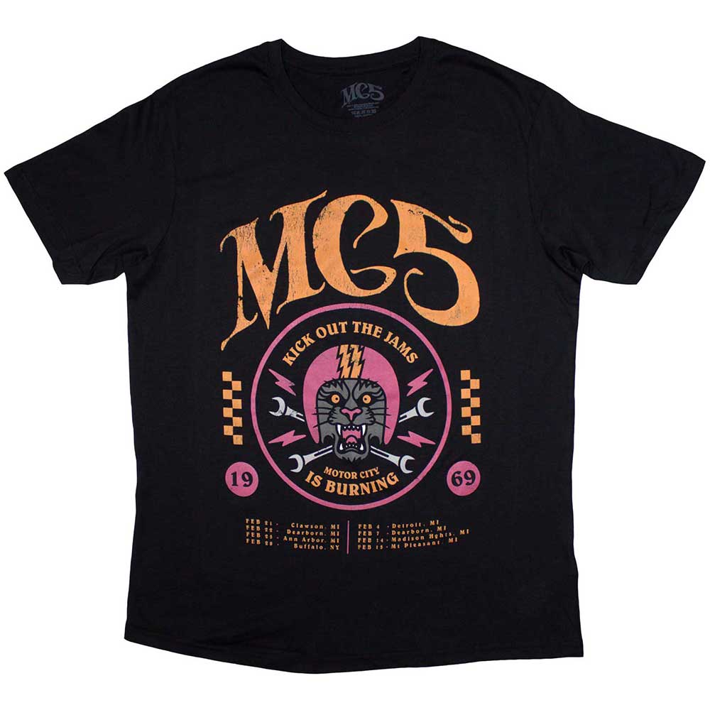 Mc5 1969 Mens T Shirt Officially Licensed