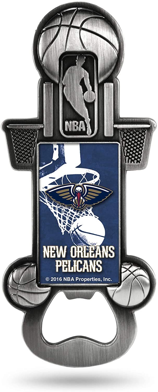 New Orleans Pelicans Magnetic Metal Bottle Opener Party Starter