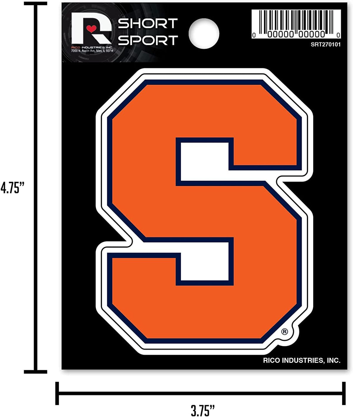 Clemson University Tigers 3 Inch Decal Sticker Flat Vinyl Die Cut