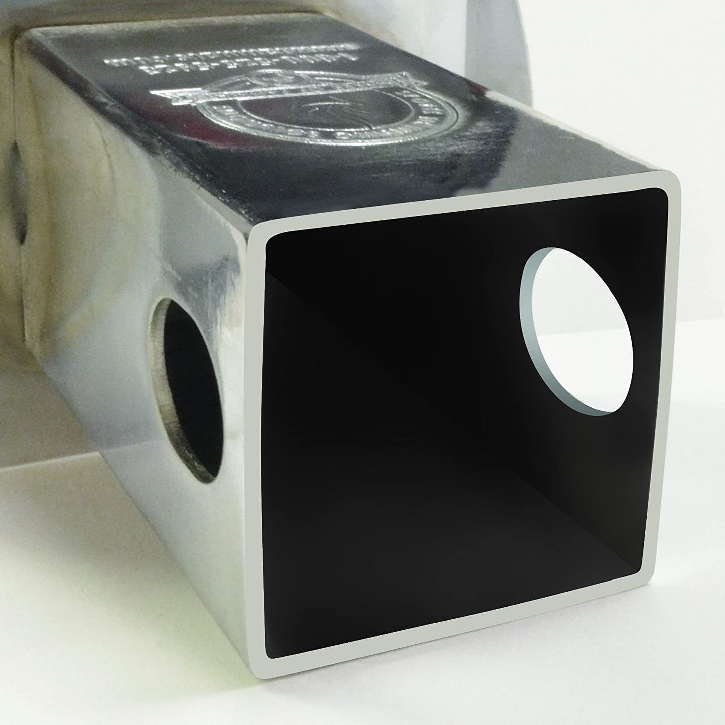 UCLA Bruins Hitch Cover Solid Metal with Chrome Metal Emblem 2" Square Type III University of California Los Angeles