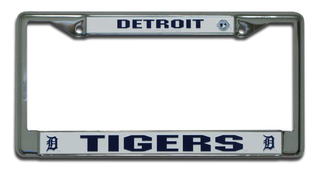 Rico Industries FC4310 MLB Detroit Tigers Chrome License Plate Frame
