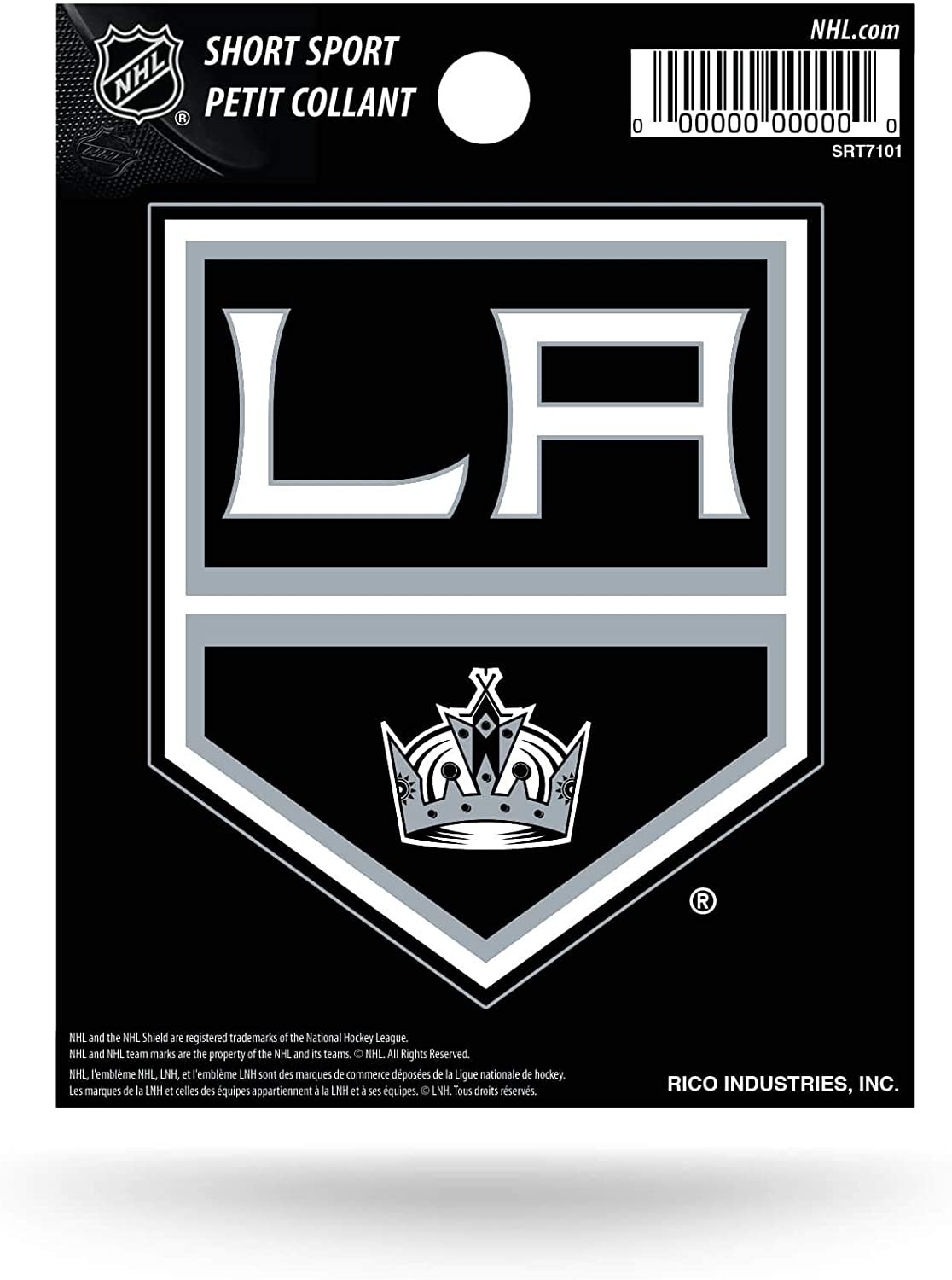 Los Angeles Kings 3" Short Sport Decal