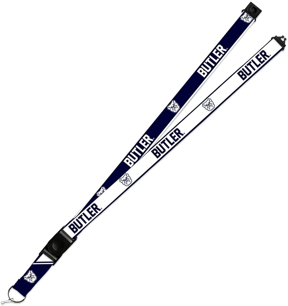 Butler Bulldogs Lanyard Keychain 2-sided Breakaway Clip University