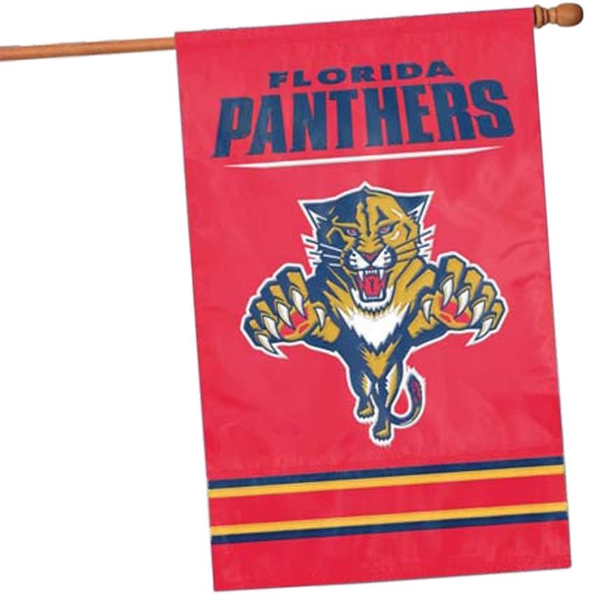 Florida Panthers Premium Double Sided Banner Flag Applique Embroidered 28x44 Inches
