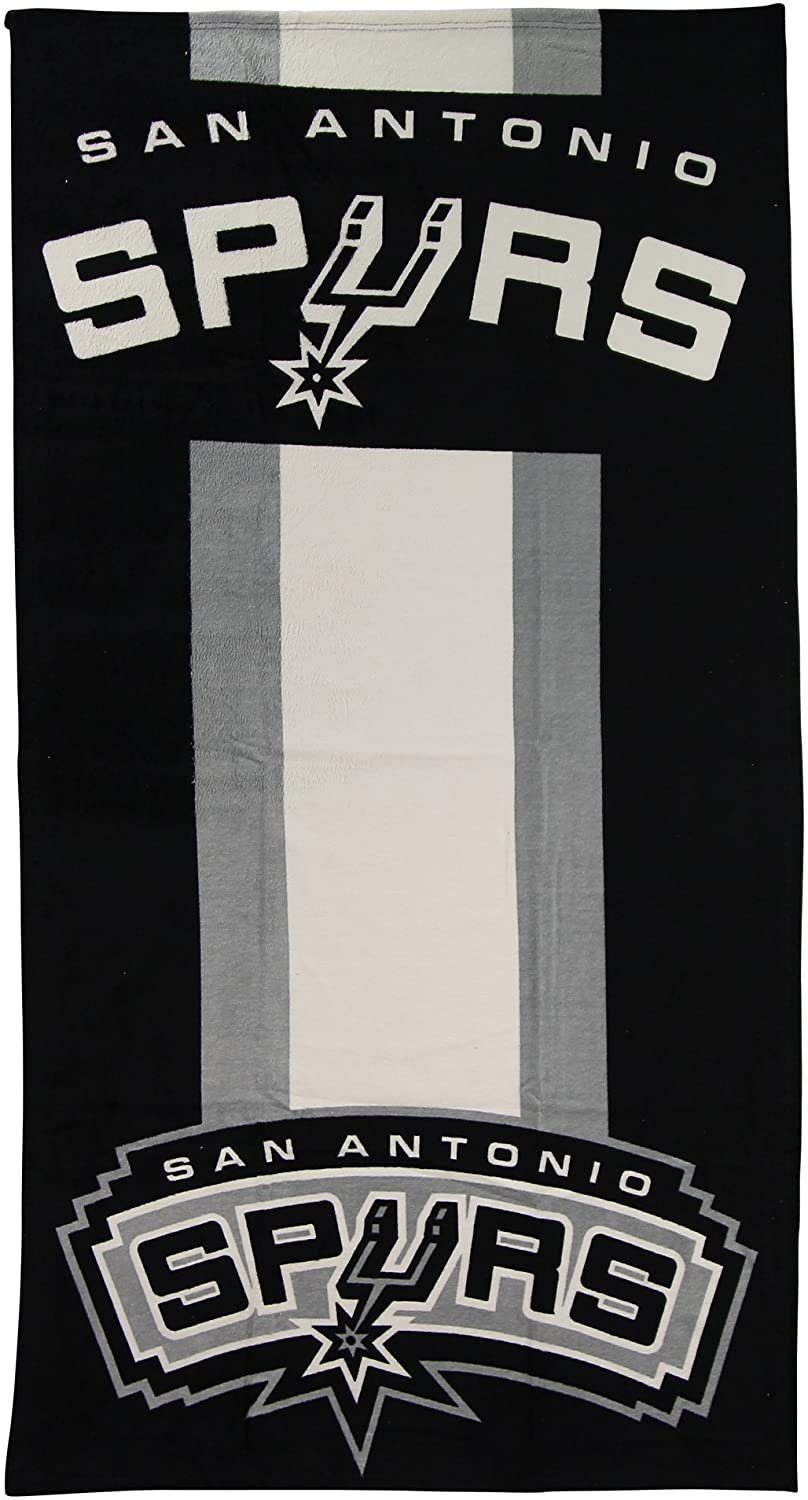 San Antonio Spurs 30x60 Inch Beach Towel, Zone Read Design