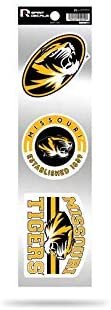 Missouri Tigers 3 Piece Retro Spirit Decals Premium Throwback Stickers