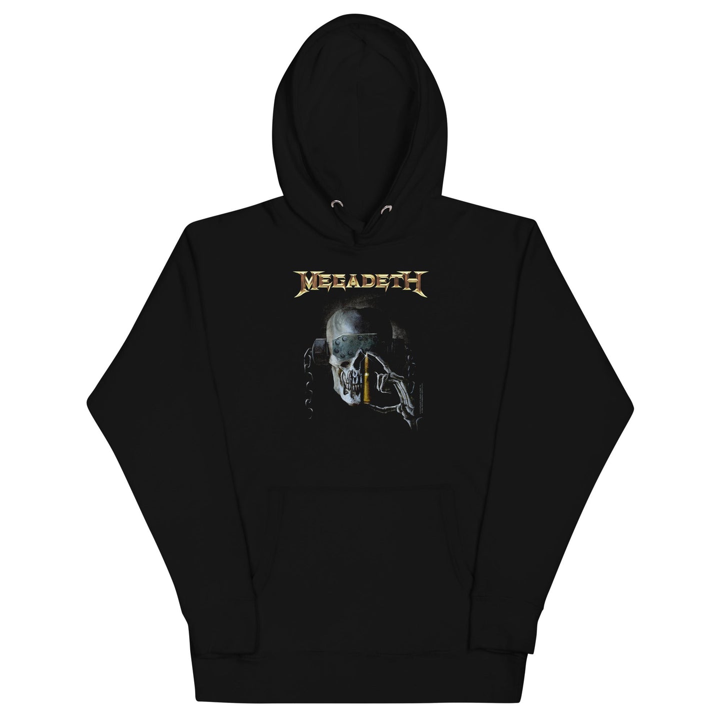 Megadeth One Bullett Left Mens Officially Licensed Hoodie Black