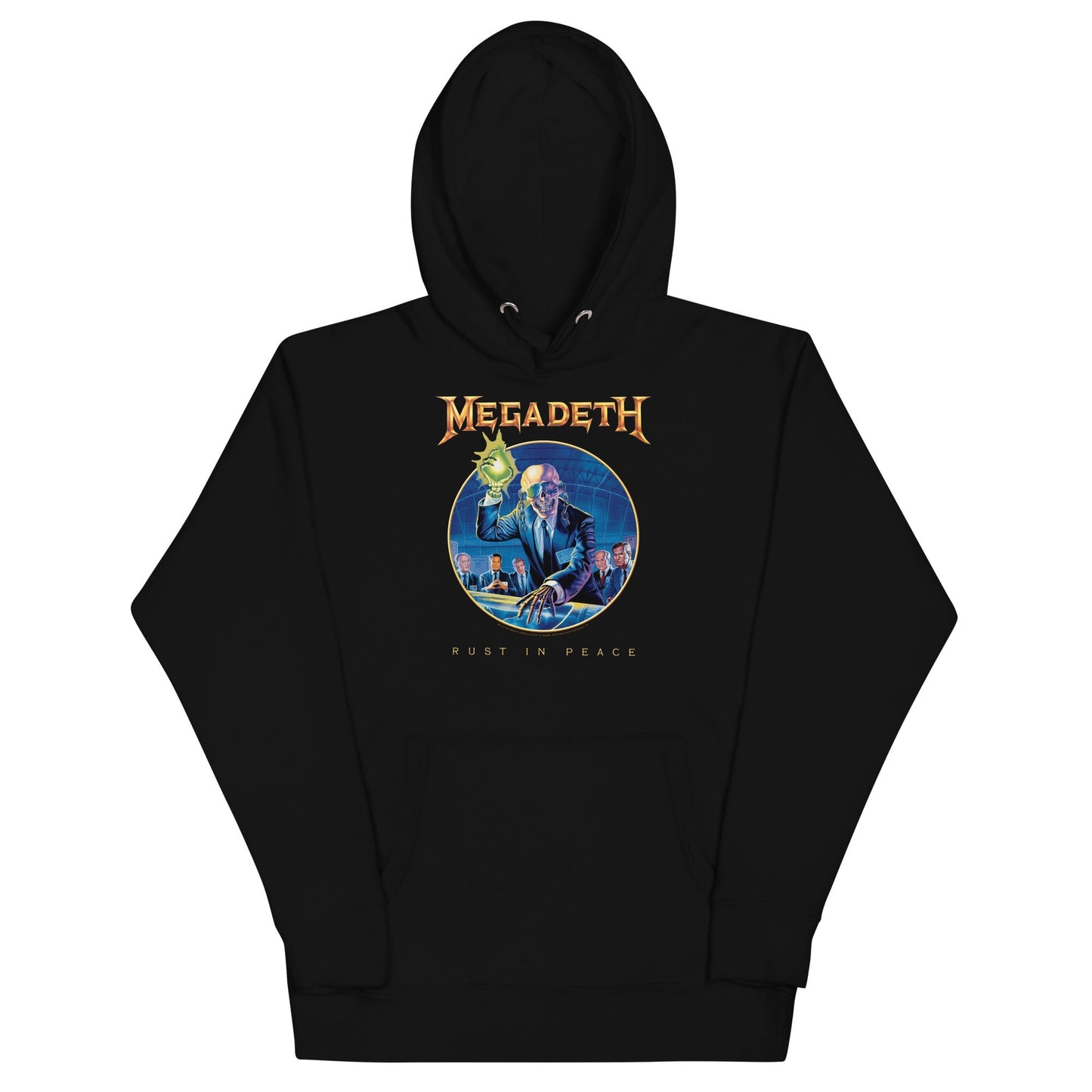 Megadeth Circle of Rust Mens Officially Licensed Hoodie Black