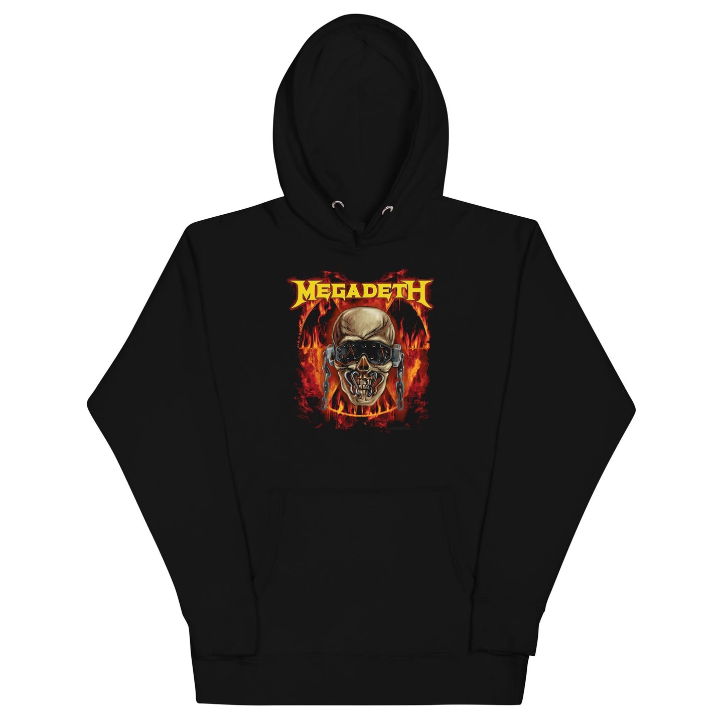 Megadeth Flash Burn Mens Officially Licensed Hoodie Black