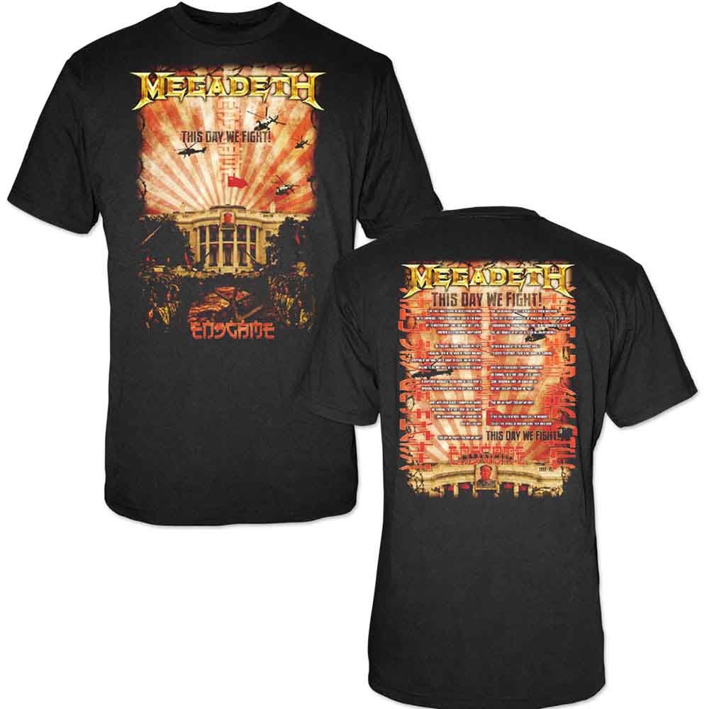 Megadeth China Whitehouse Mens T Shirt Officially Licensed
