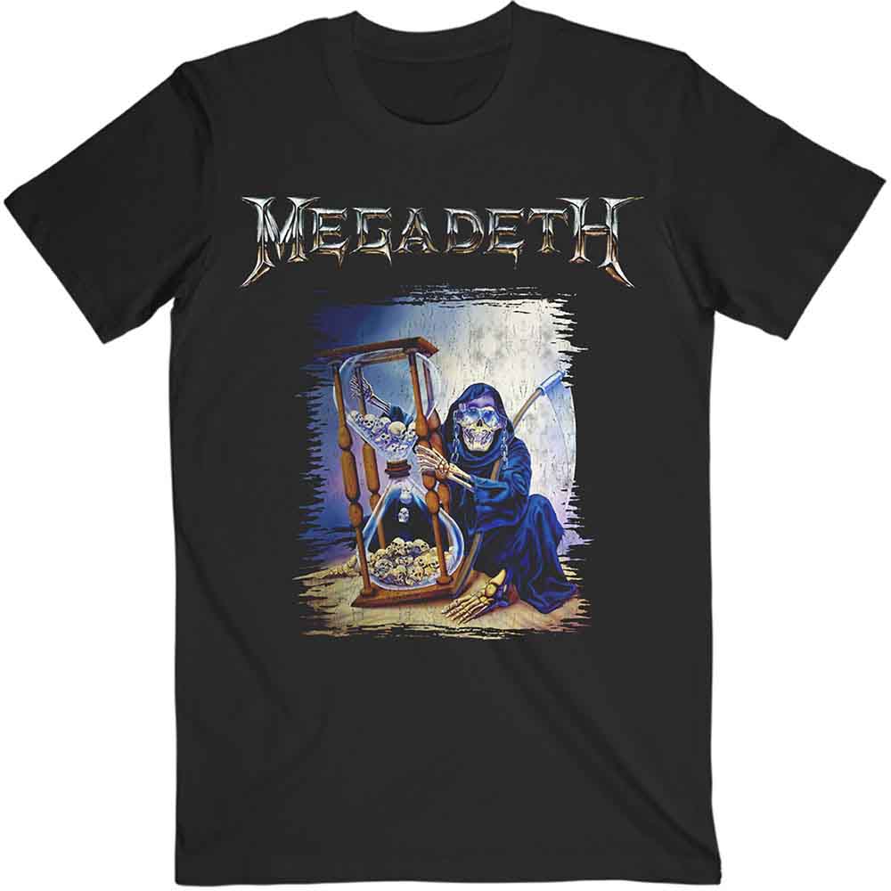 Megadeth Countdown Hourglass Mens T Shirt Officially Licensed