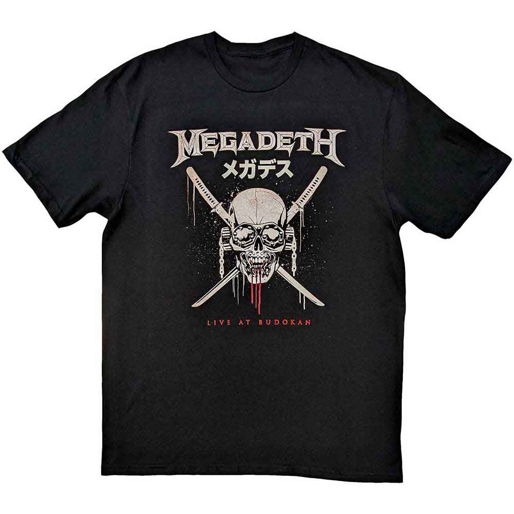 Megadeth Crossed Swords Mens T Shirt Officially Licensed