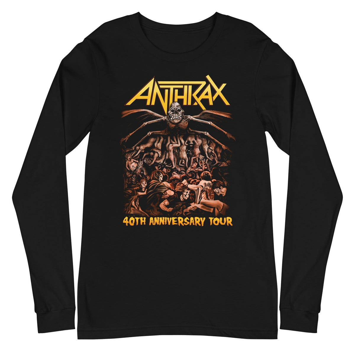 MerchMoment Anthrax - 40th Anniversary Tour Long Sleeve Shirt Officially Licensed